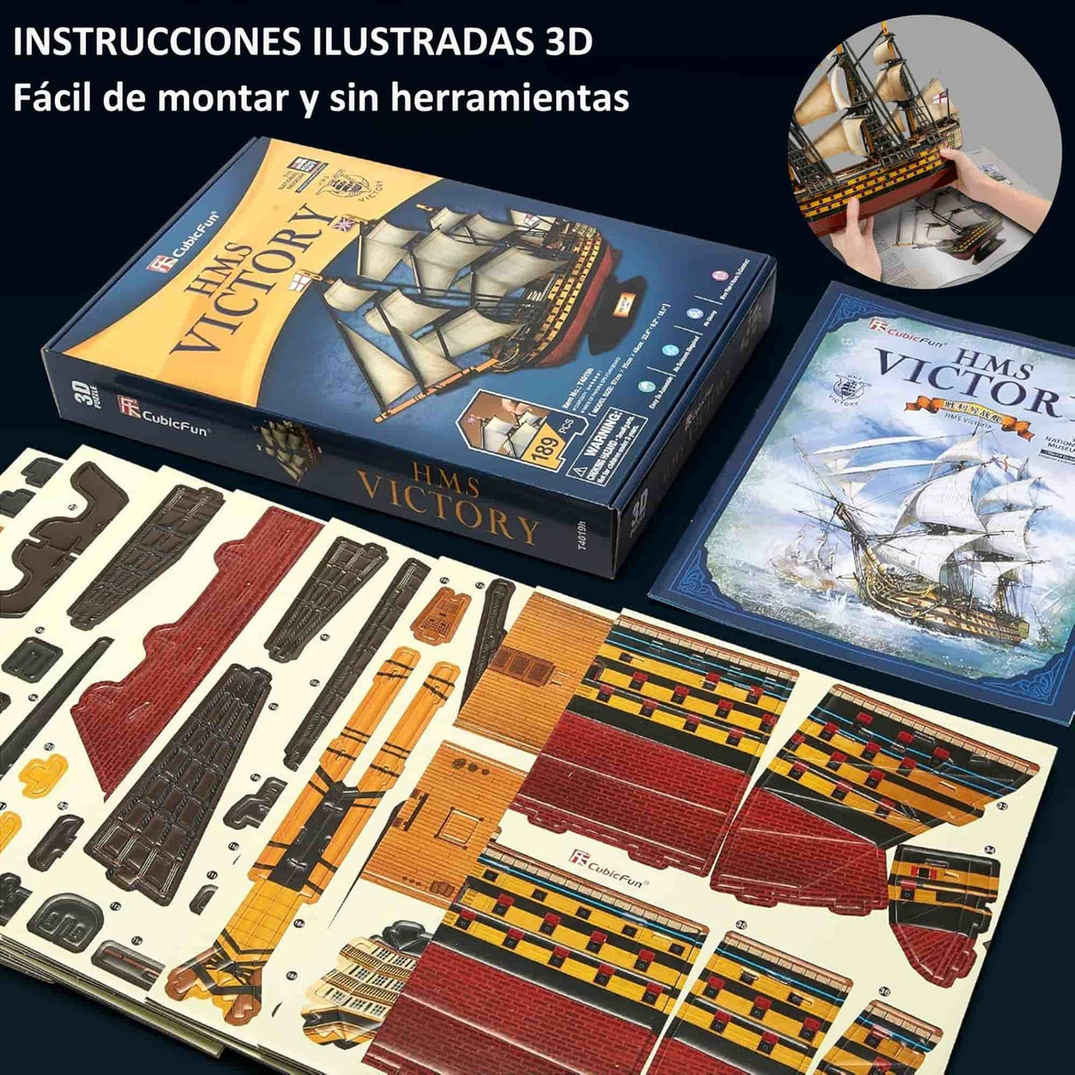 Cubicfun - Puzzle 3D Barco HMS Victory