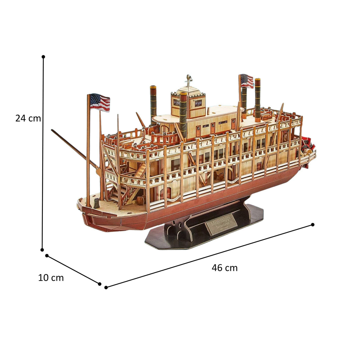 Cubicfun - Puzzle 3D Barco Mississippi Steamboat