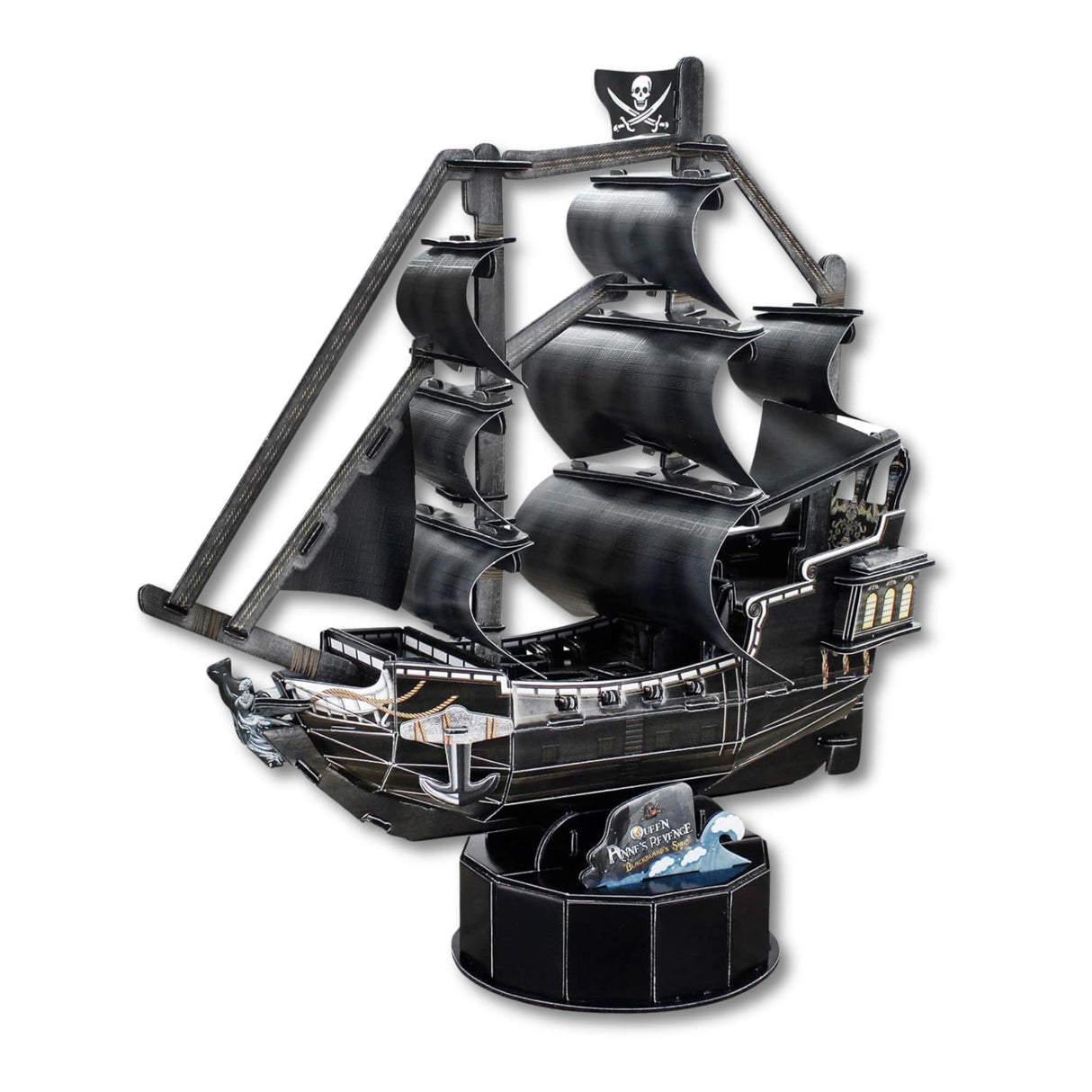 Cubicfun - Puzzle 3D Barco Pirata Queen Anne's Revenge Mini