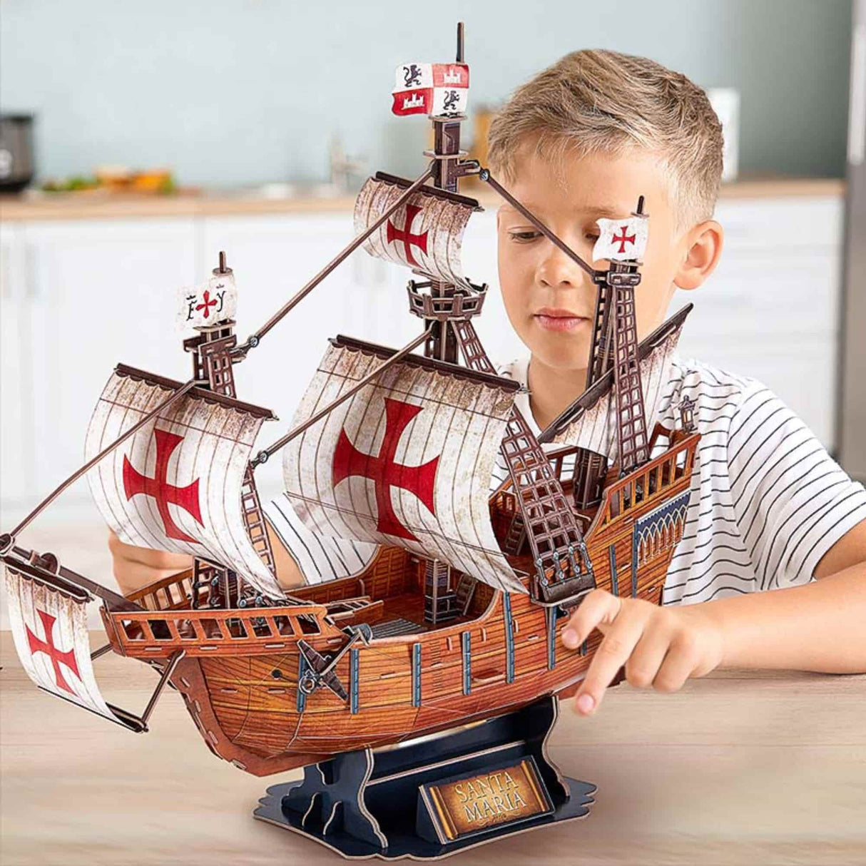 Cubicfun - Puzzle 3D Barco Santa Maria