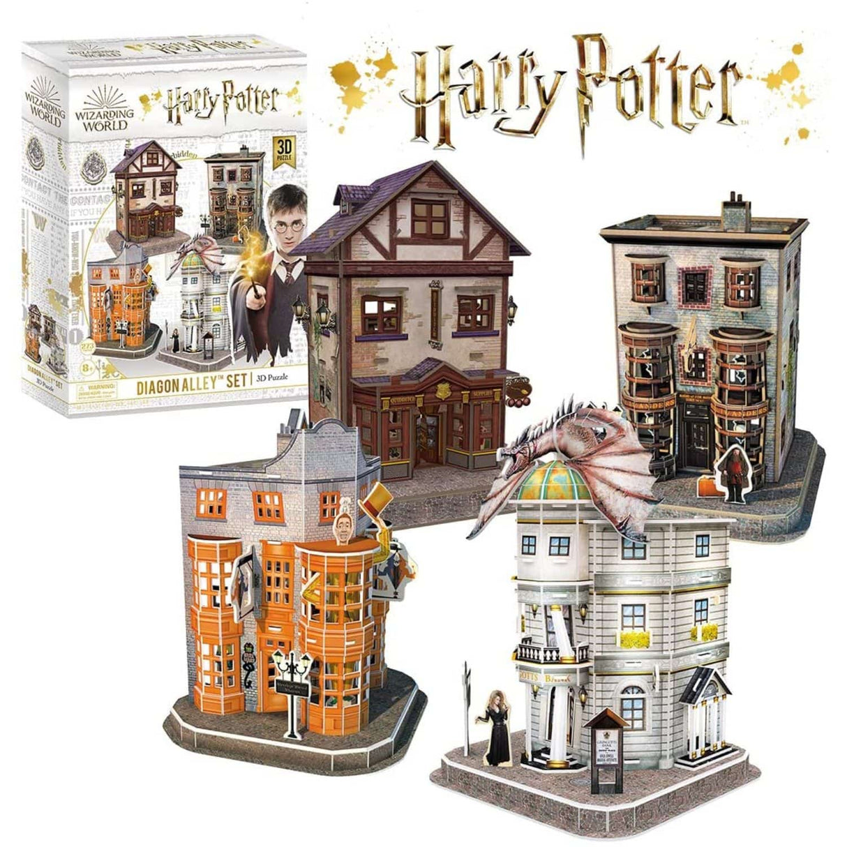 Cubicfun - Puzzle 3D Harry Potter Diagon Alley Set