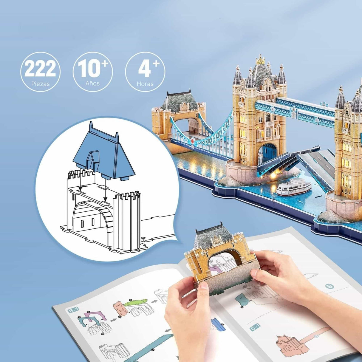Cubicfun - Puzzle 3D Tower Bridge Londres