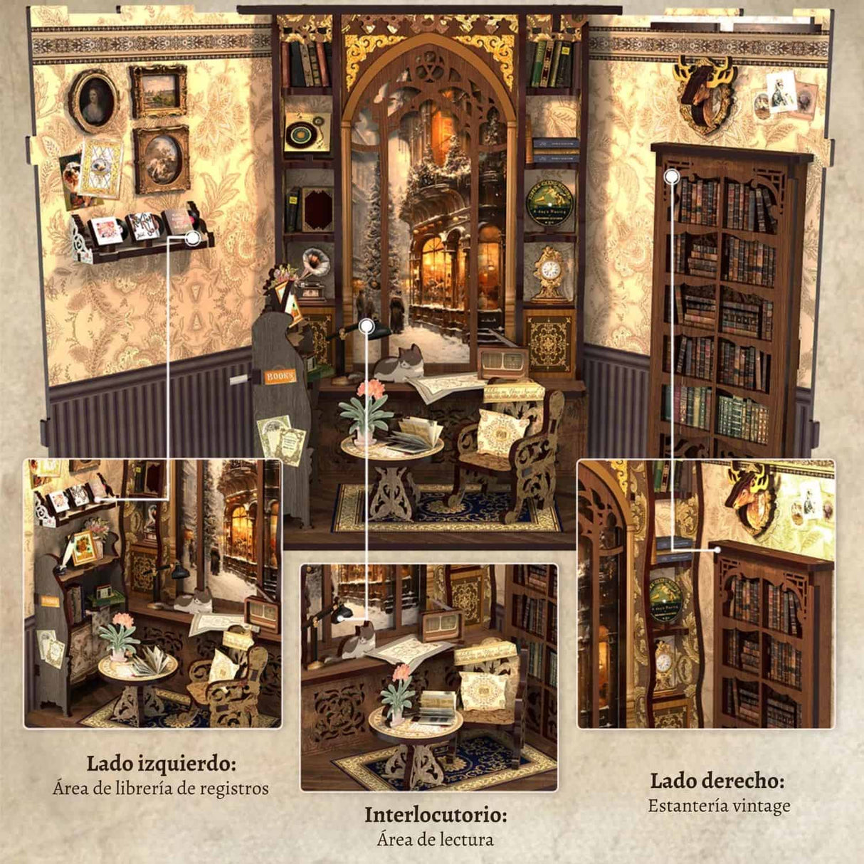 Cutebee - Separador de Libros Bookshop Memories SD01B