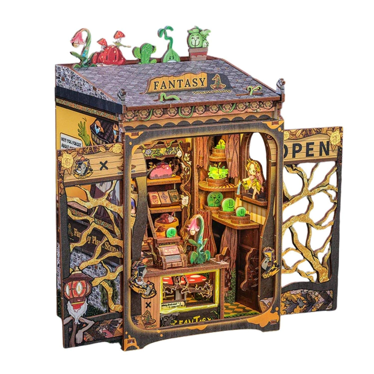 Cutebee - Separador de Libros Fantasy Plant Shop MF03B