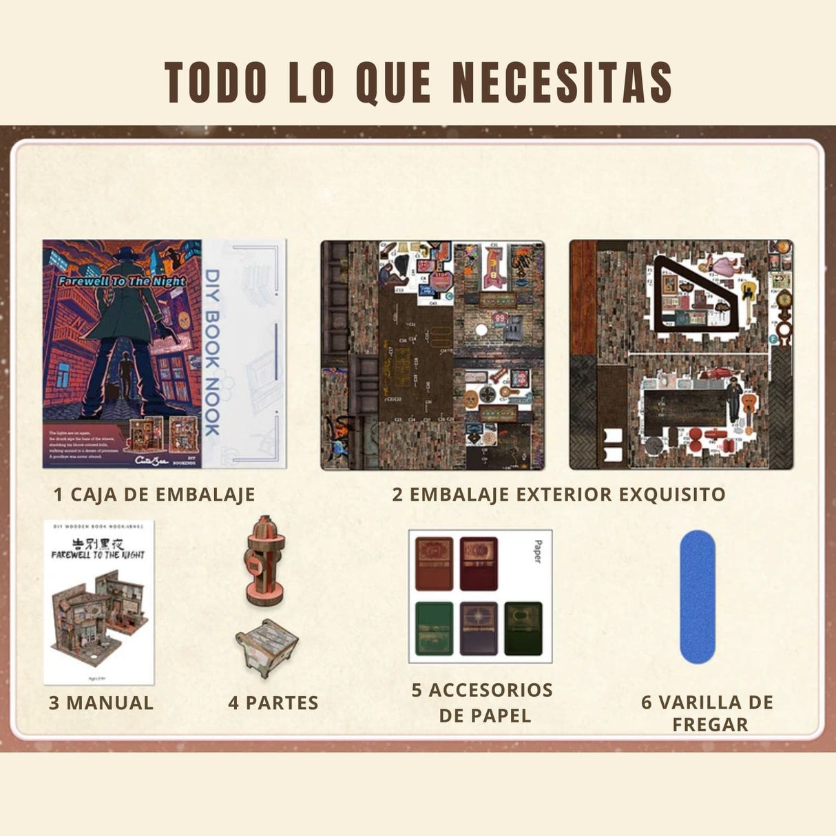 Cutebee - Separador de Libros Farewell To The Night IBN02