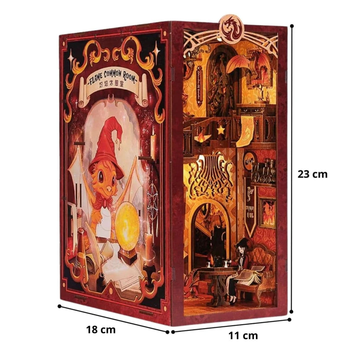 Cutebee - Separador de Libros Flame Common Room RK01