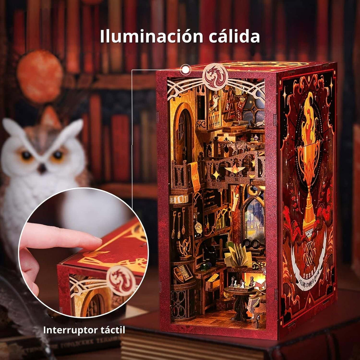 Cutebee - Separador de Libros Flame Common Room RK01