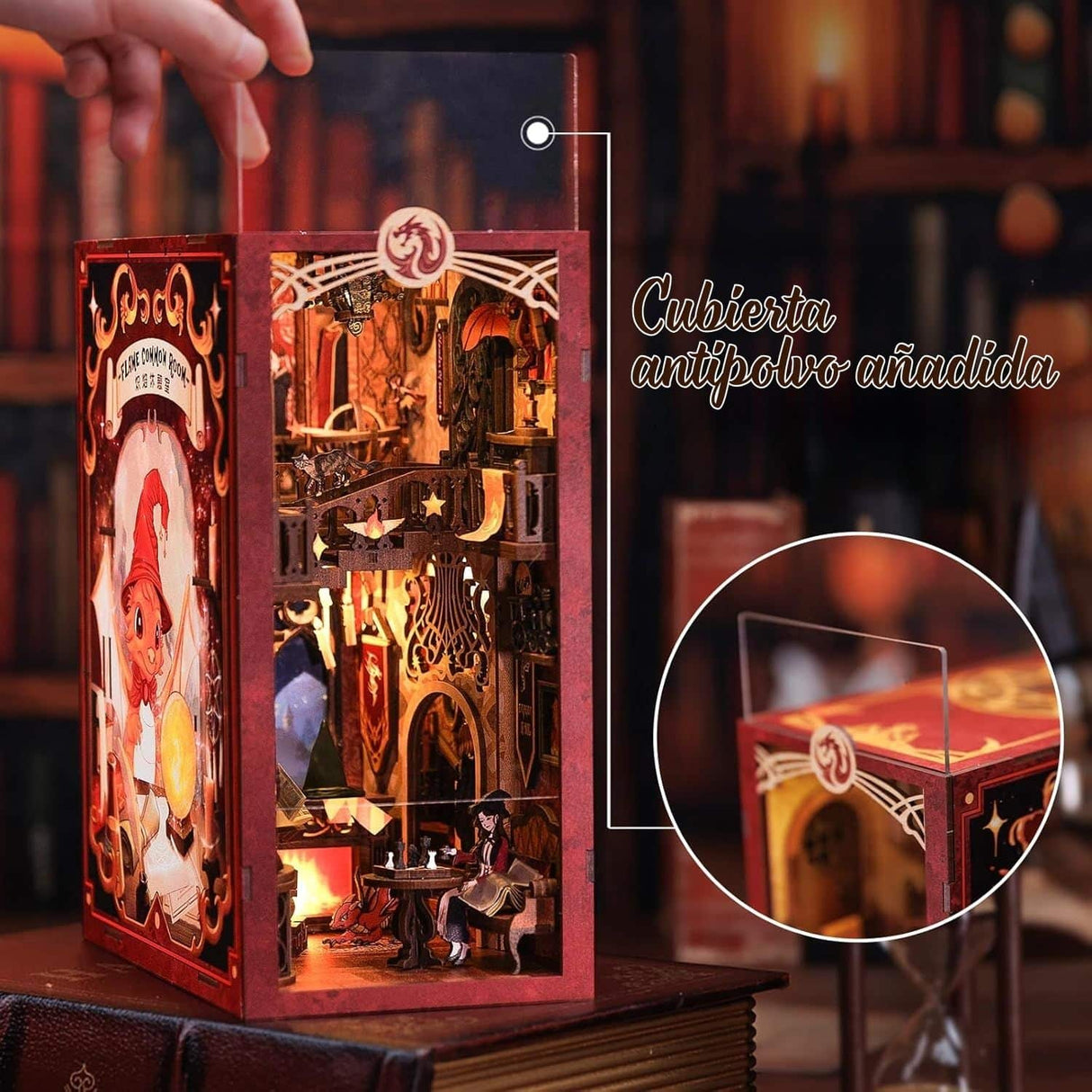 Cutebee - Separador de Libros Flame Common Room RK01