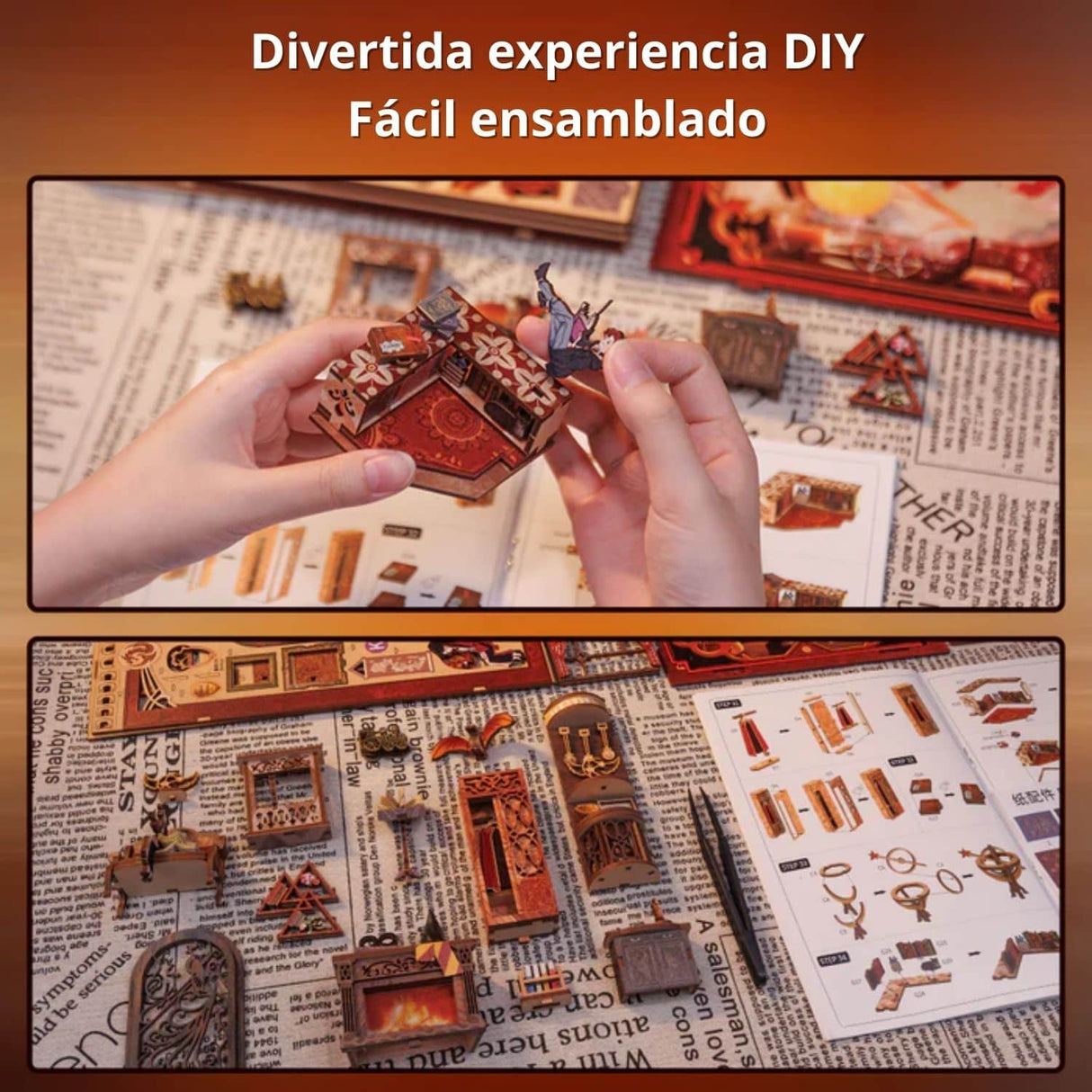 Cutebee - Separador de Libros Flame Common Room RK01