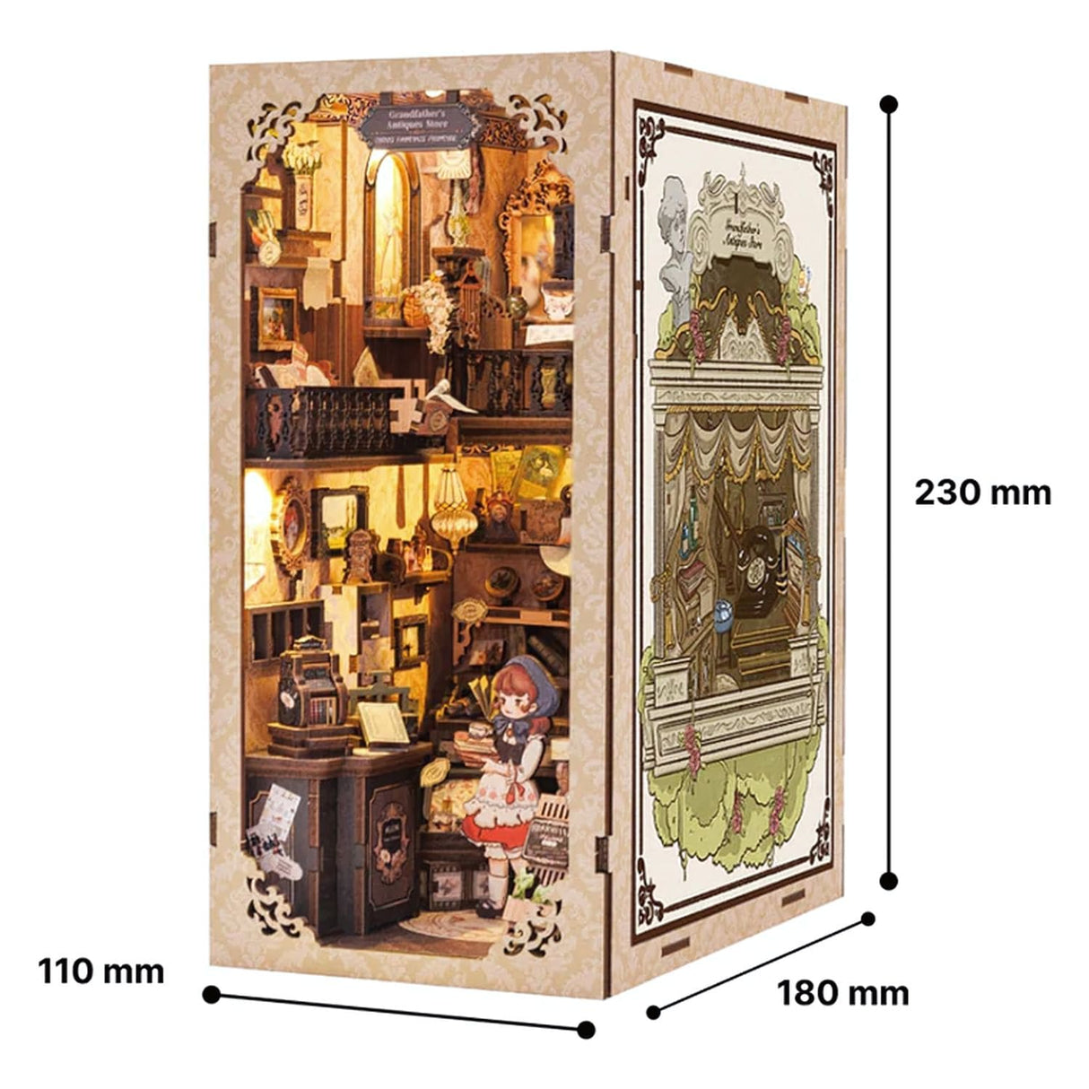 Cutebee - Separador de Libros Grandfather's Antiques Store DC01