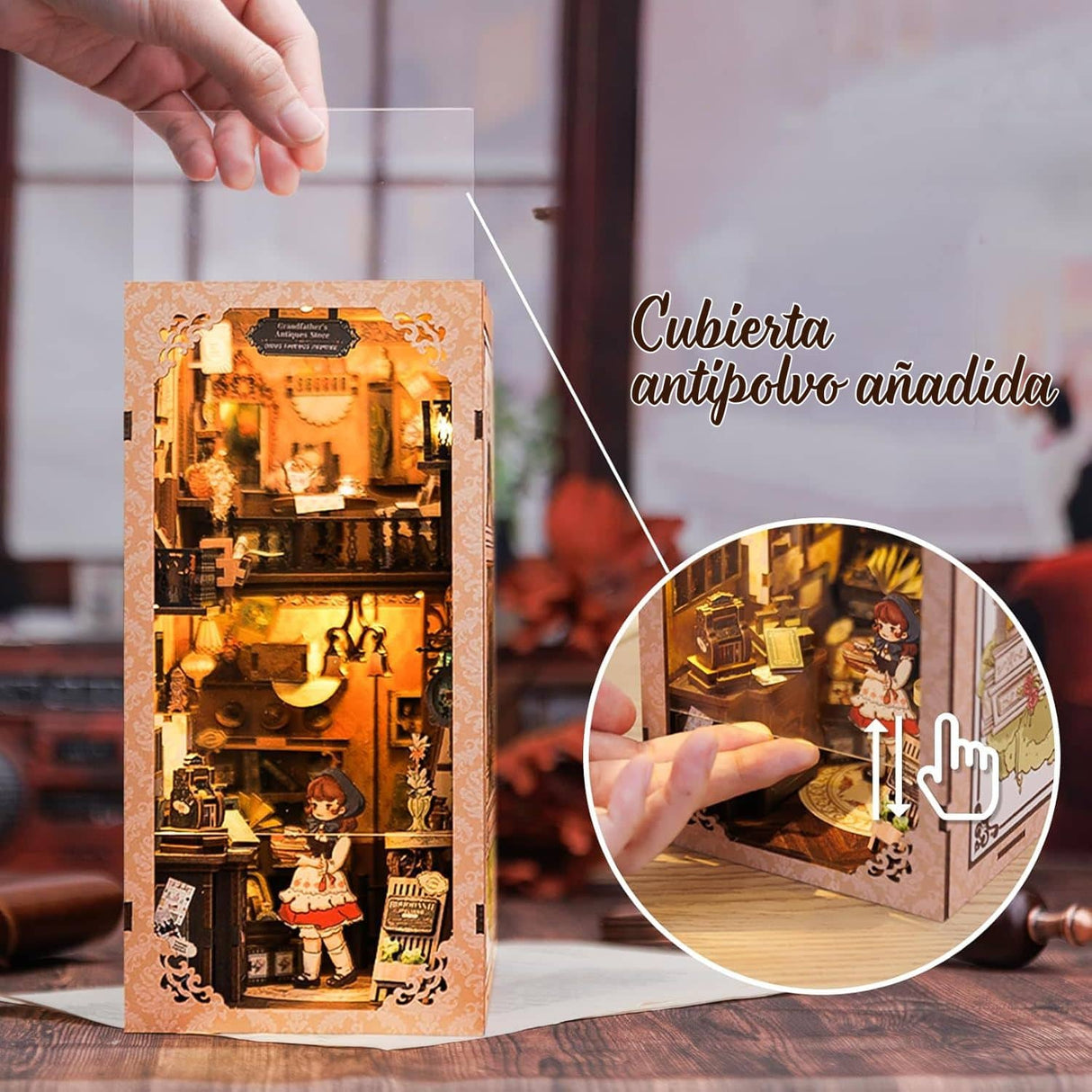 Cutebee - Separador de Libros Grandfather's Antiques Store DC01