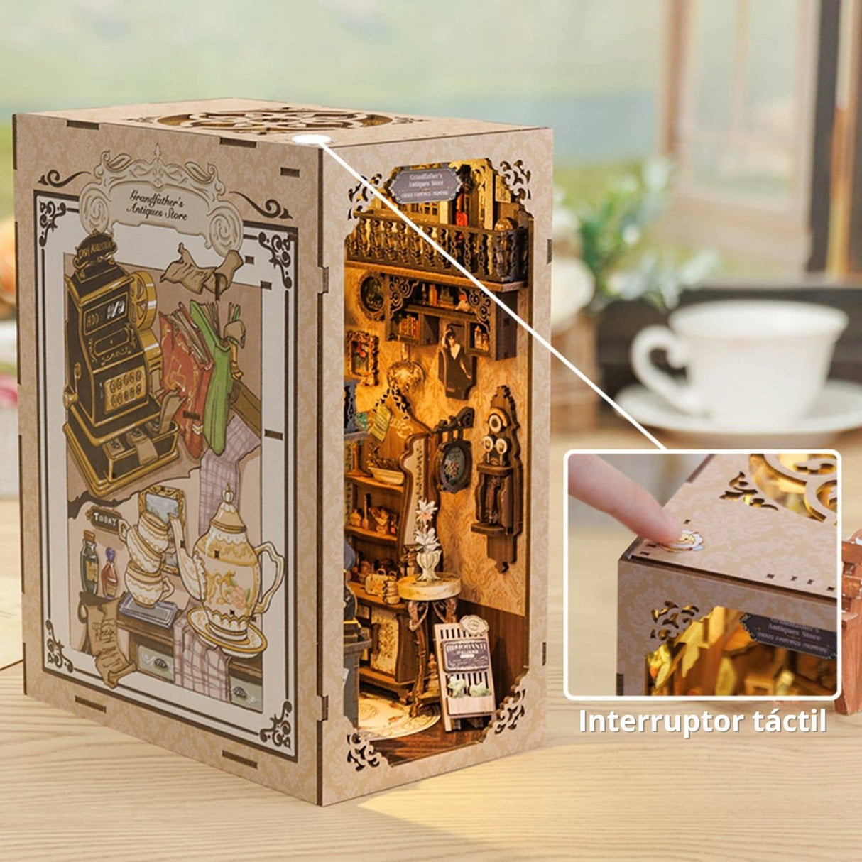 Cutebee - Separador de Libros Grandfather's Antiques Store DC01