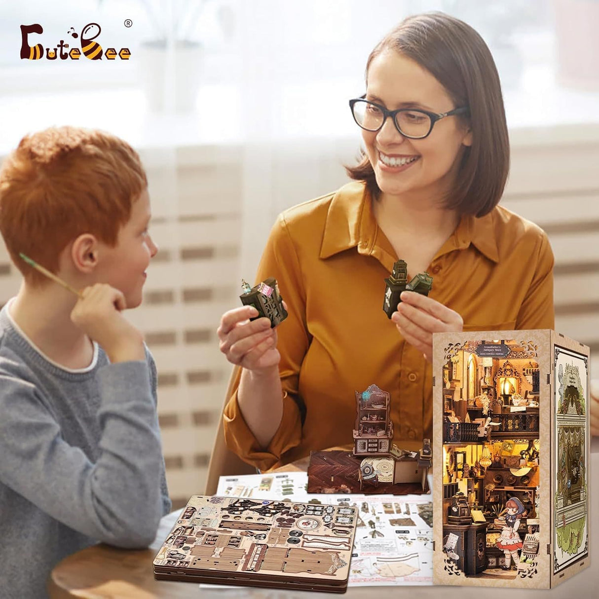 Cutebee - Separador de Libros Grandfather's Antiques Store DC01