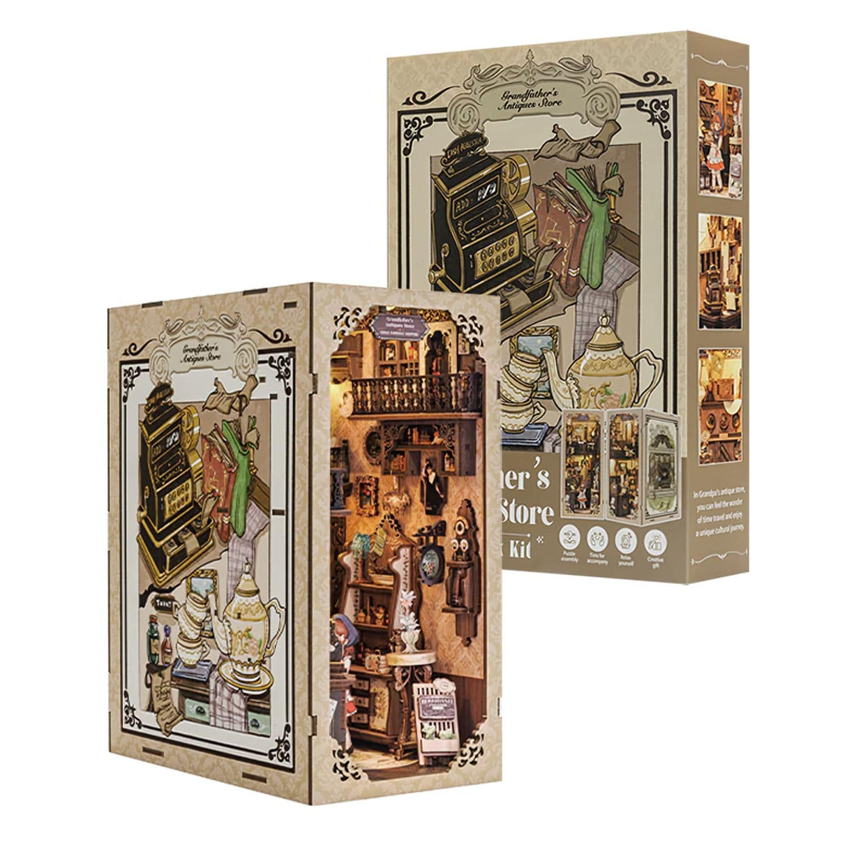 Cutebee - Separador de Libros Grandfather's Antiques Store DC01