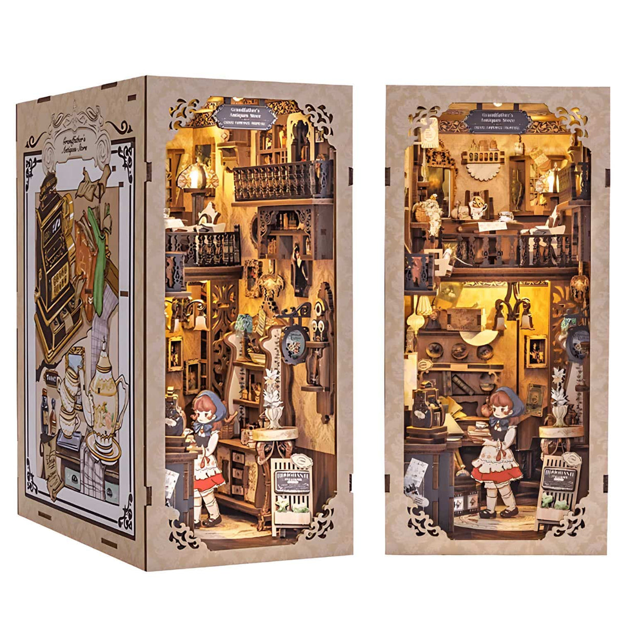 Cutebee - Separador de Libros Grandfather's Antiques Store DC01