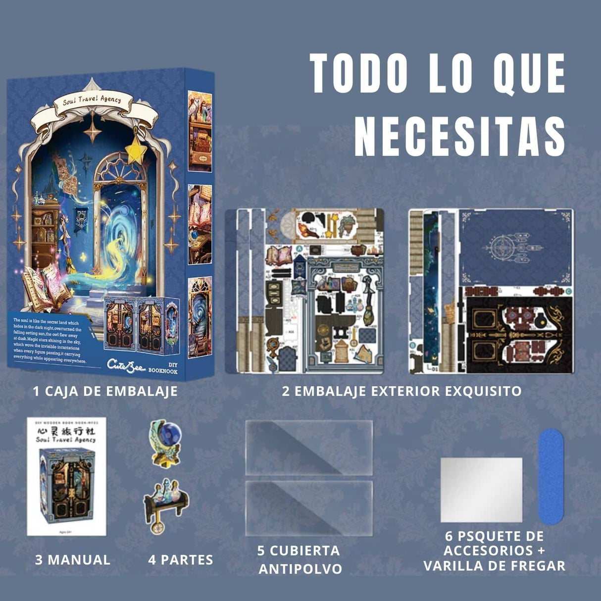 Cutebee - Separador de Libros Soul Travel Agency MF01B