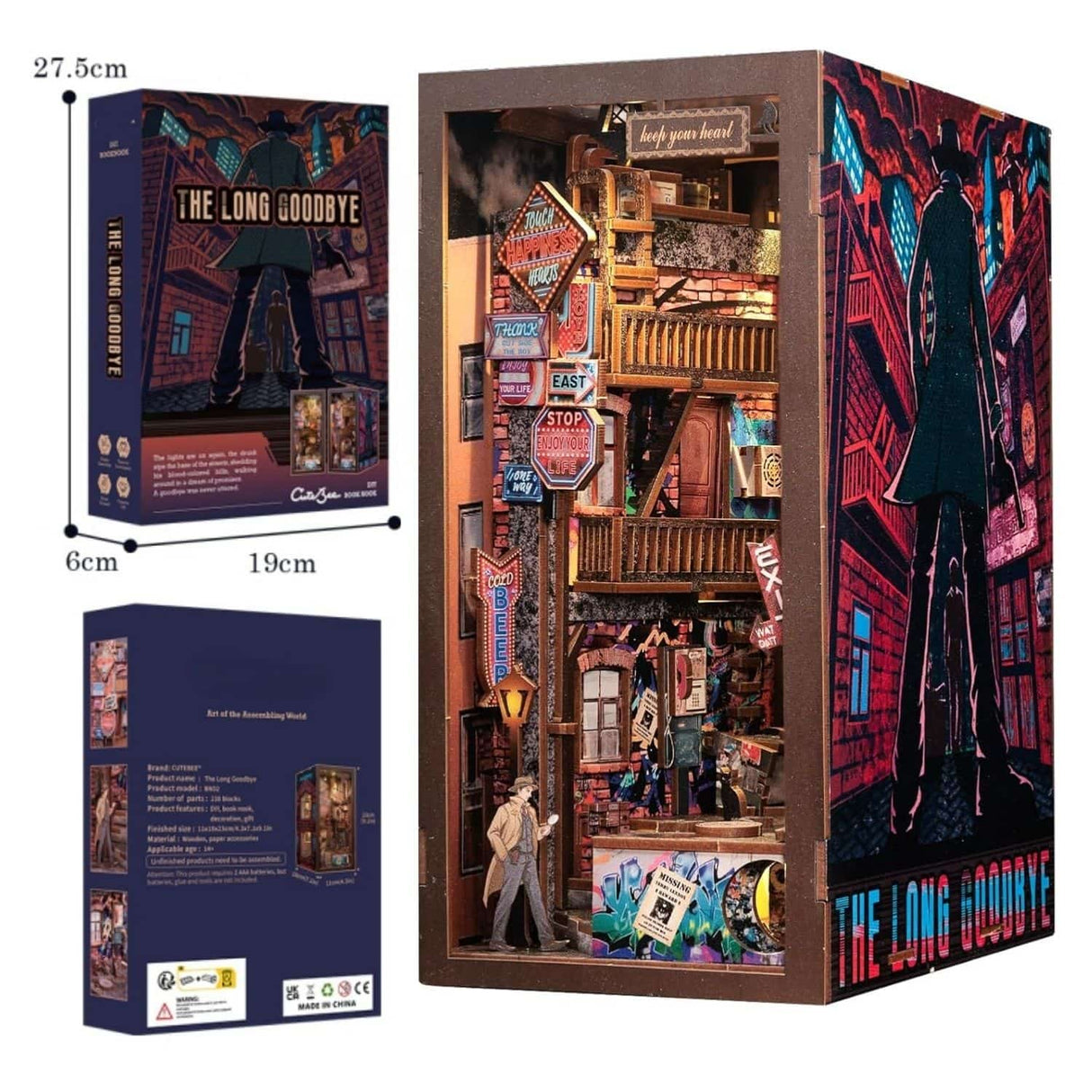 Cutebee - Separador de Libros The Long Good Bye BN02B