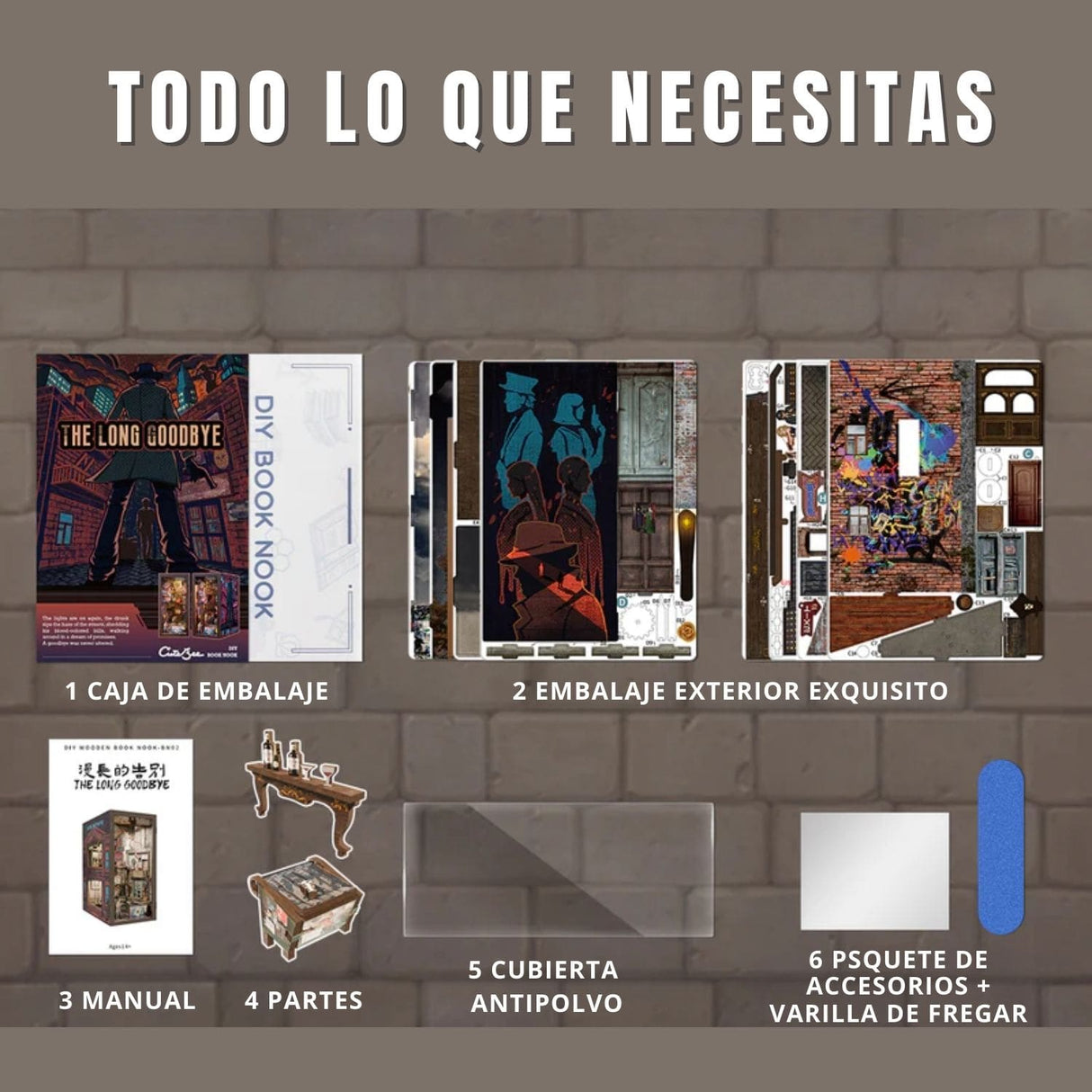 Cutebee - Separador de Libros The Long Good Bye BN02B