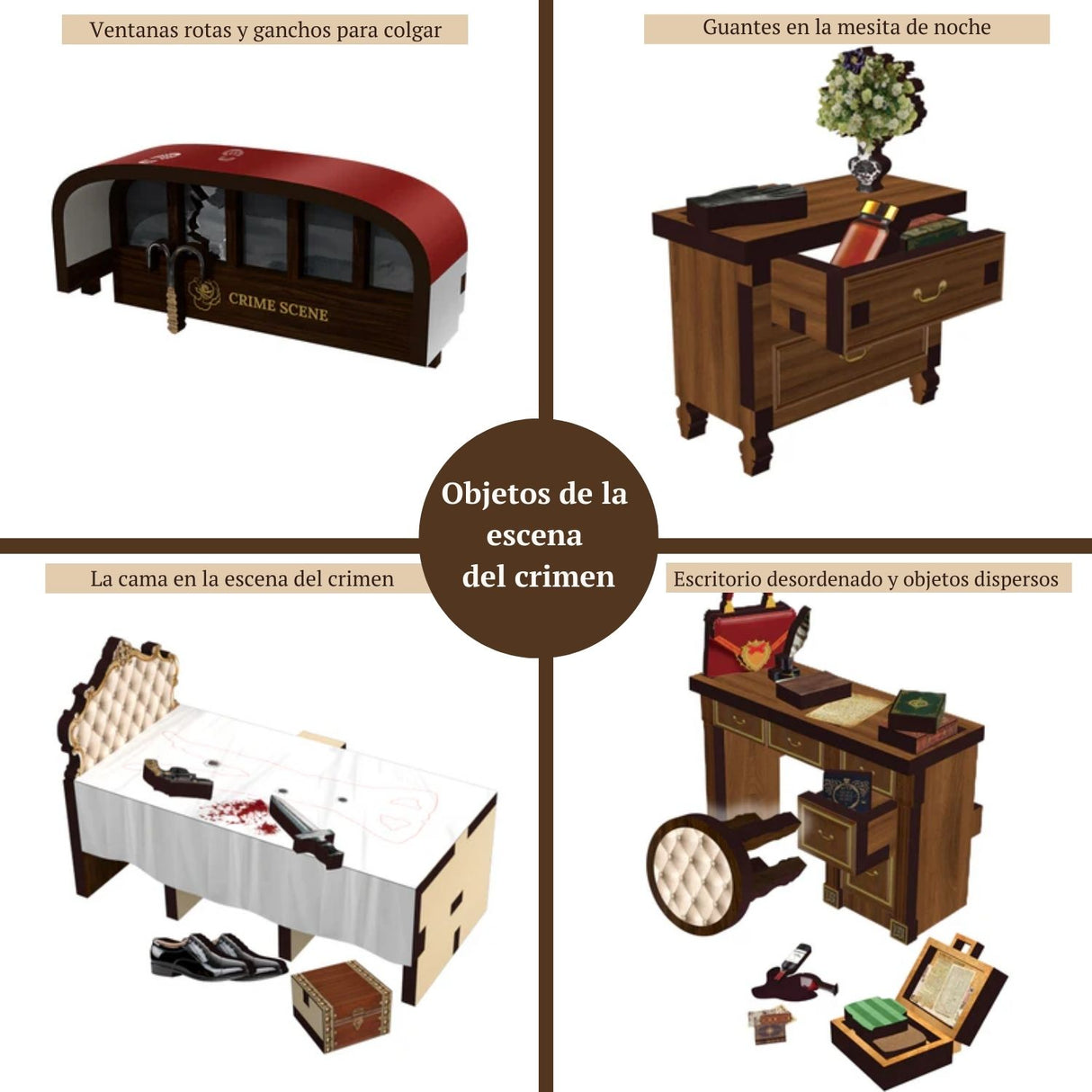 Cutebee - Separador de Libros Train Mystery Case BN01B