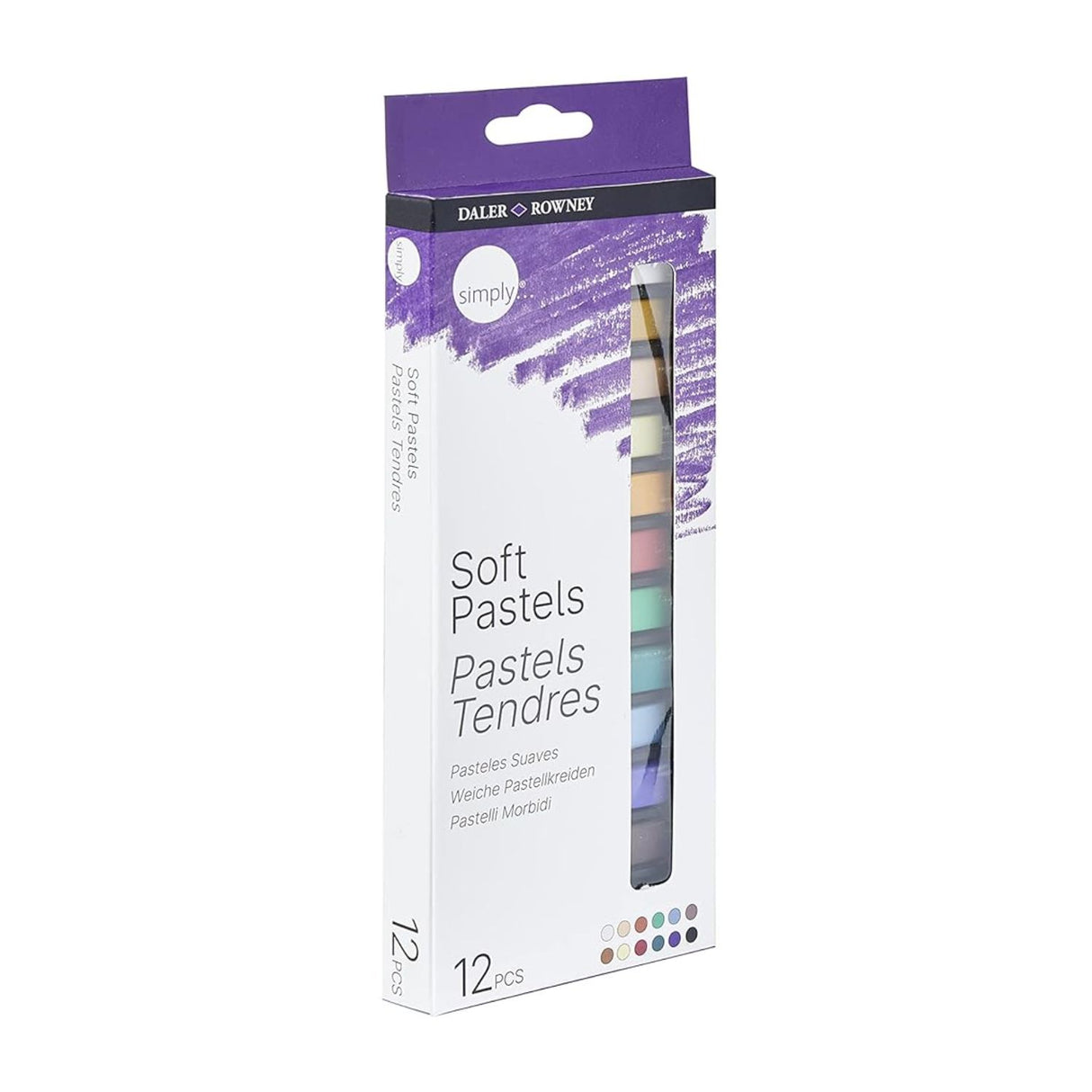 Daler Rowney Simply - Set 12 Pasteles Secos