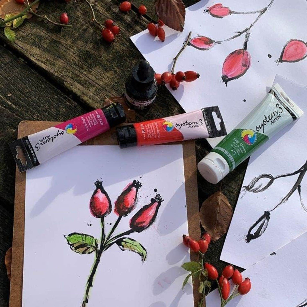 Daler Rowney System 3 - Set 10 Acrílicos 22 ml