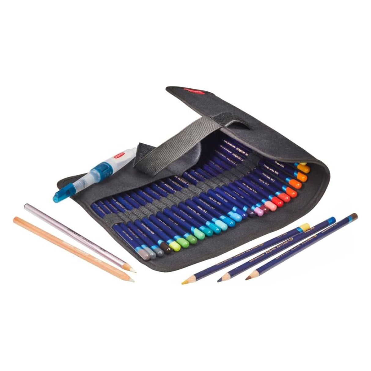 Derwent - Estuche Enrollable Negro 24 Lápices