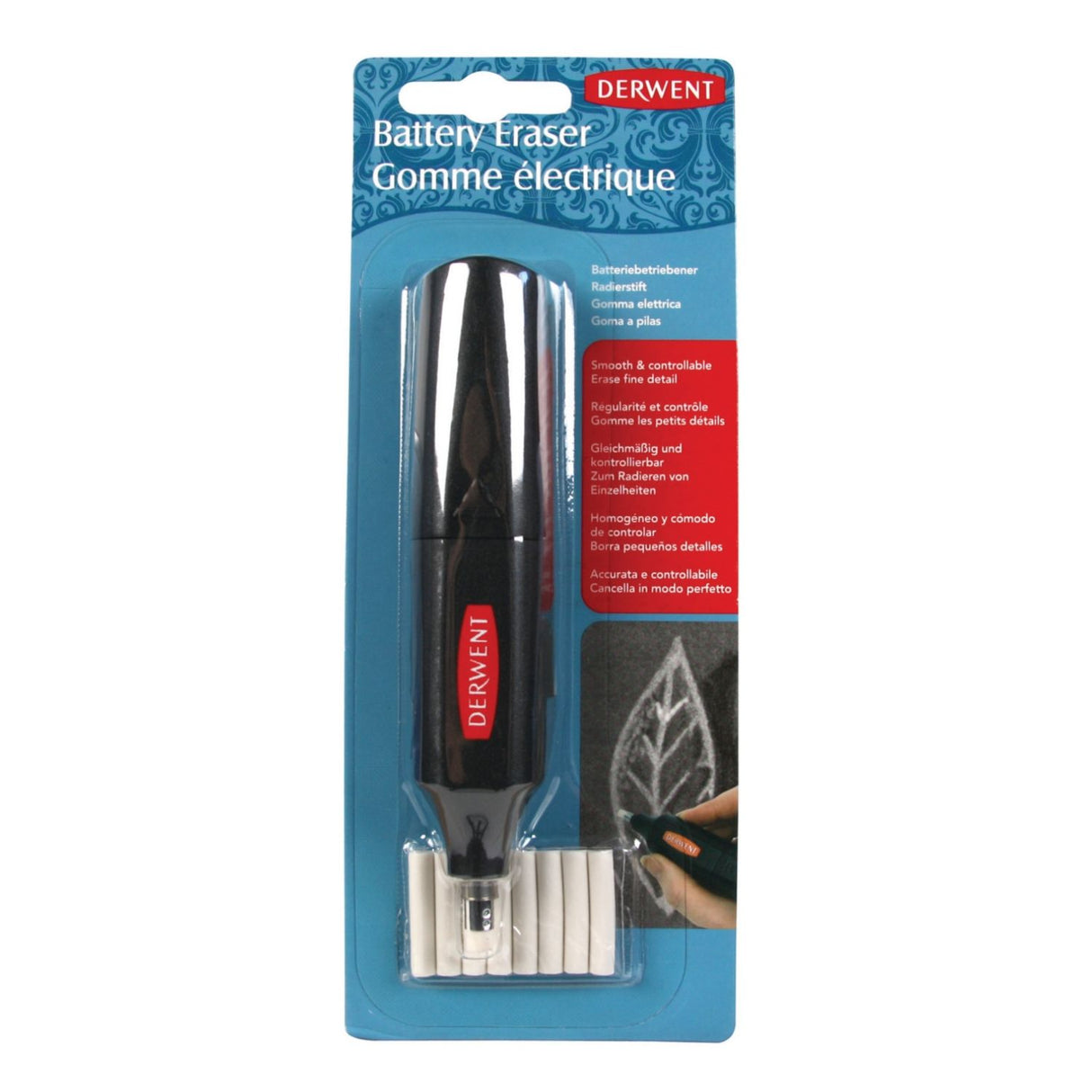 Derwent - Goma Eléctrica Incluye Repuestos