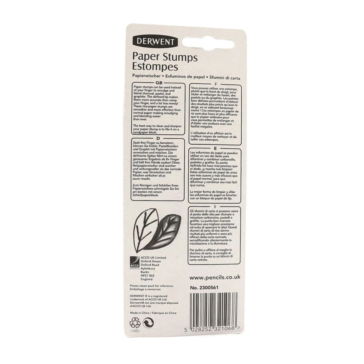 Derwent - Set 3 Esfuminos Surtidos