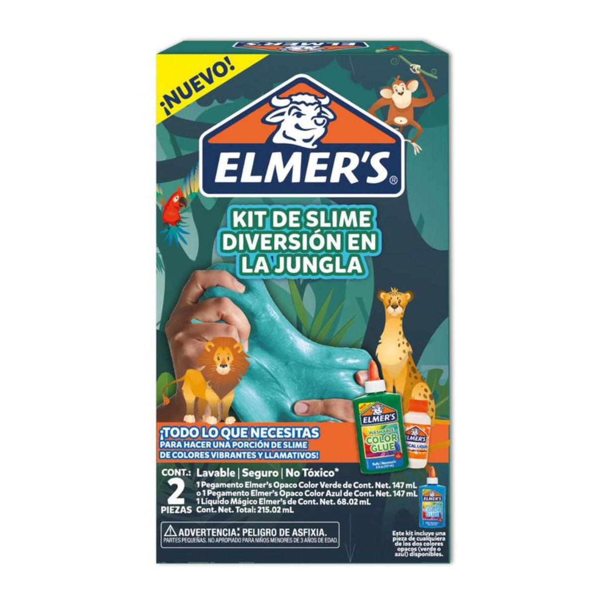 Elmers - Kit Slime Diversión en la Jungla