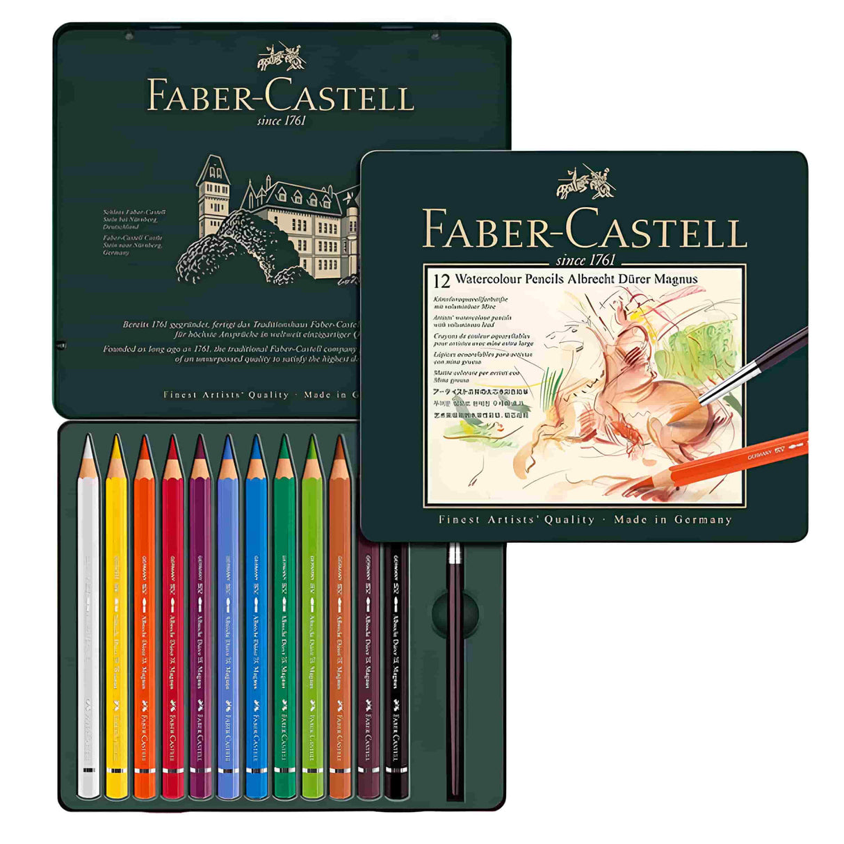 Faber Castell Albrecht Durer Magnus - Set 12 Lápices Acuarelables