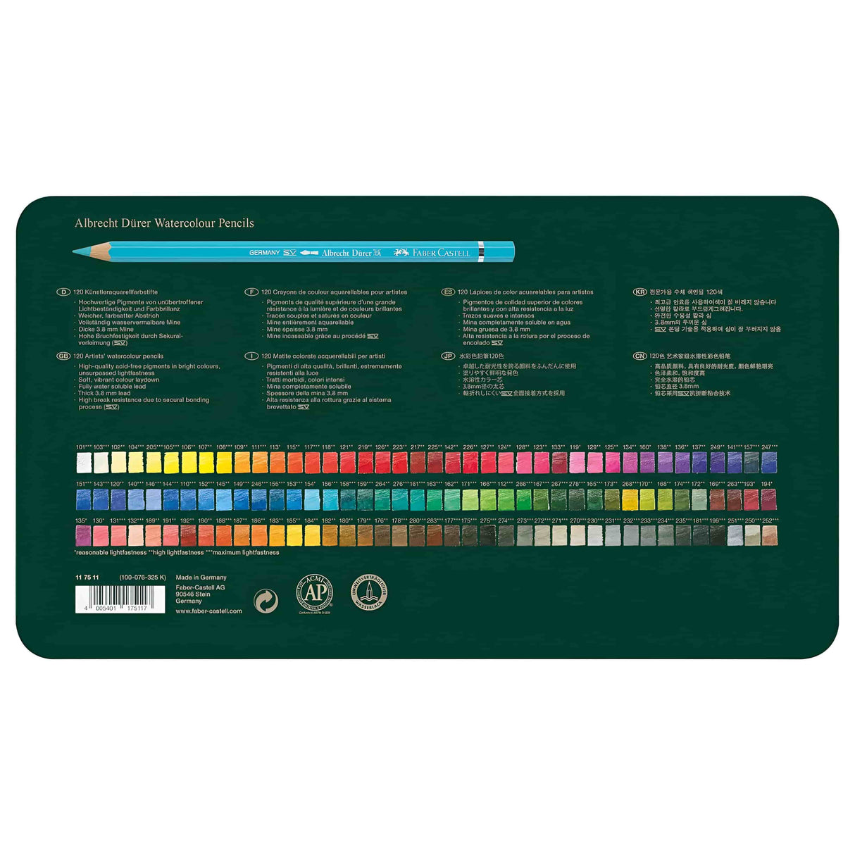 Faber Castell Albrecht Durer - Set 120 Lápices Acuarelables