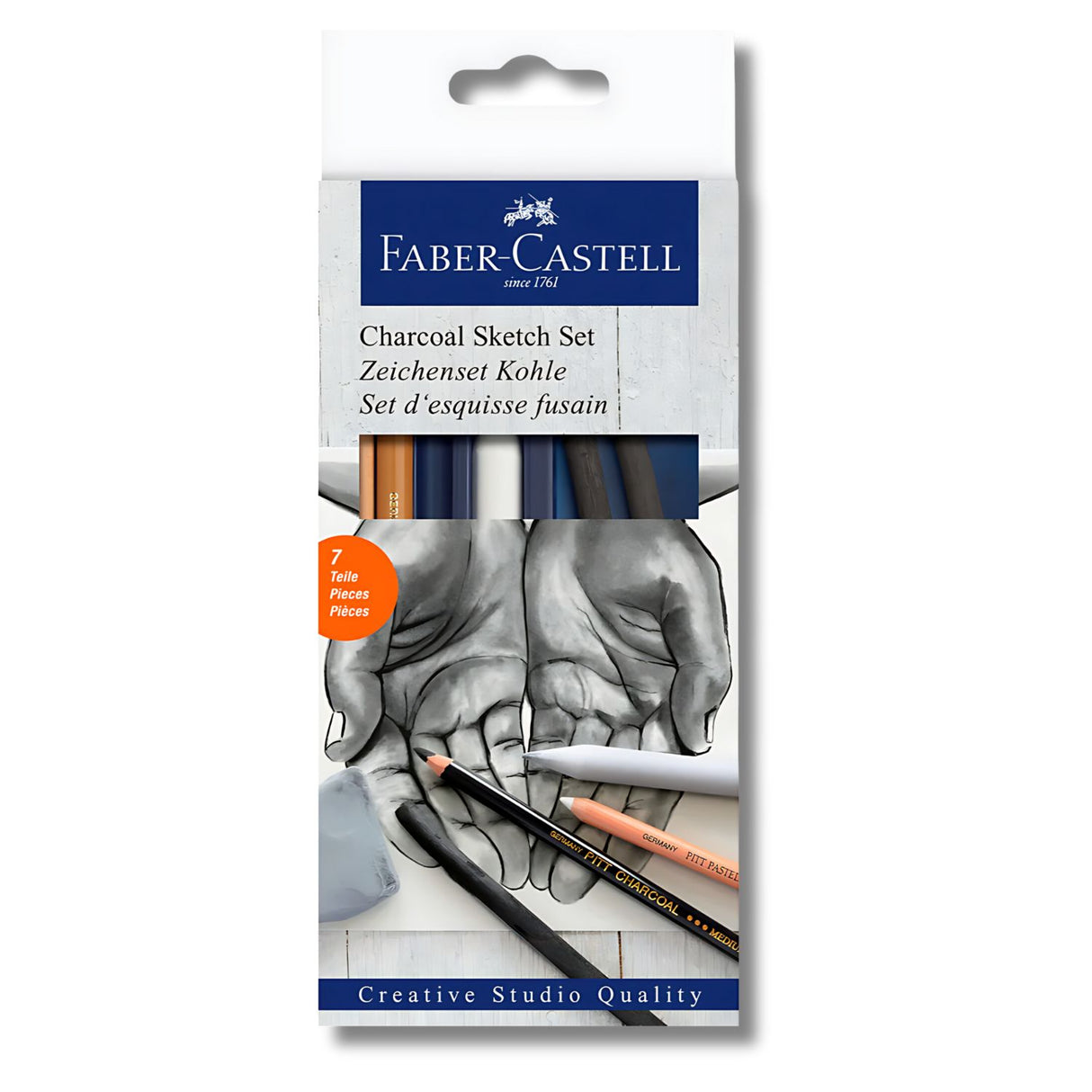 Faber Castell - Kit Dibujo Charcoal Sketch Carboncillo