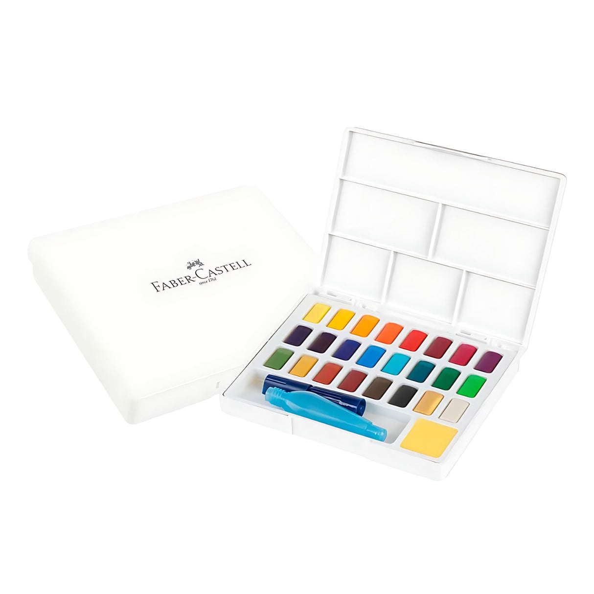 Faber-Castell Creative Studio - Set 24 Acuarelas con Water Brush