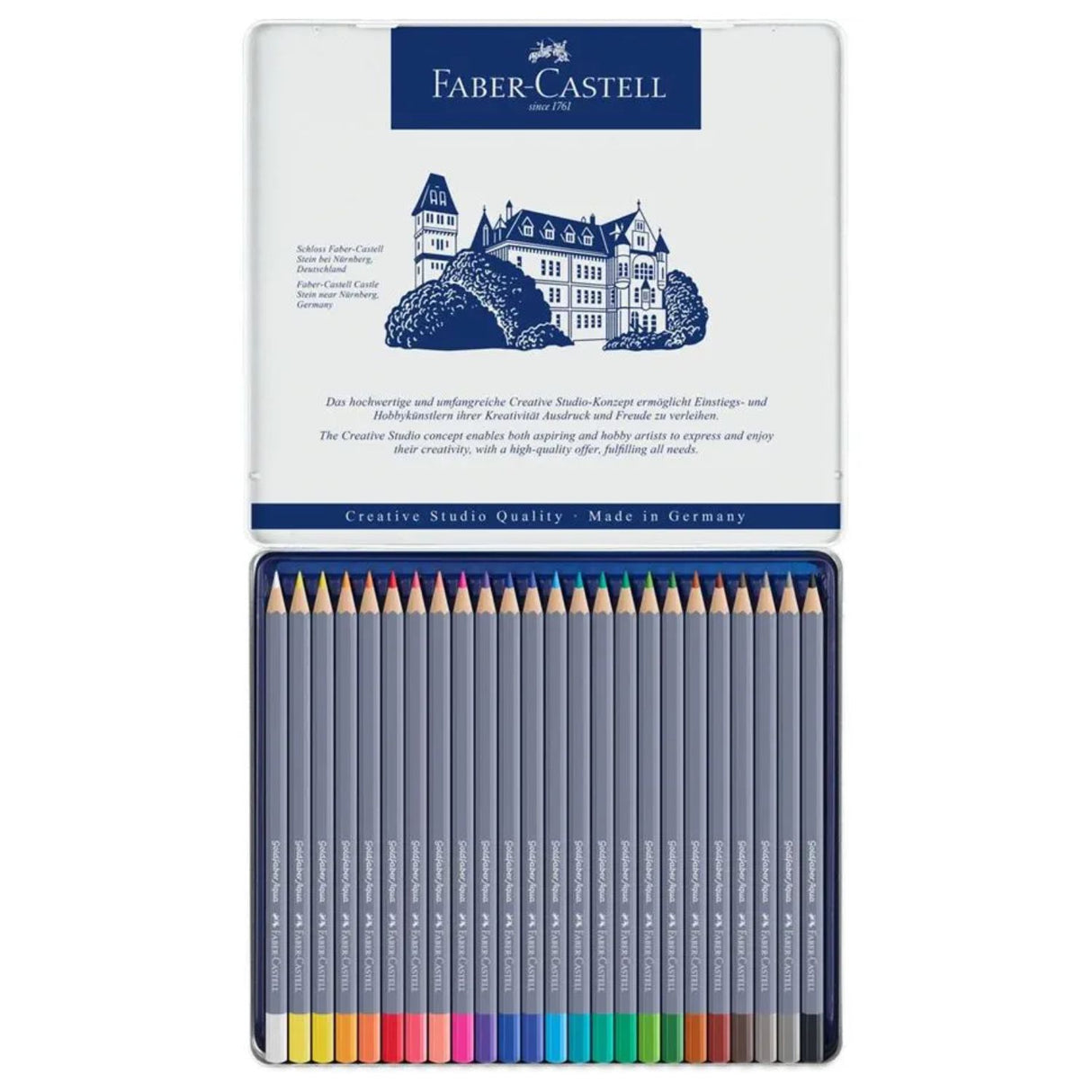 Faber Castell Goldfaber Aqua - Set 24 Lápices de Colores Acuarelables