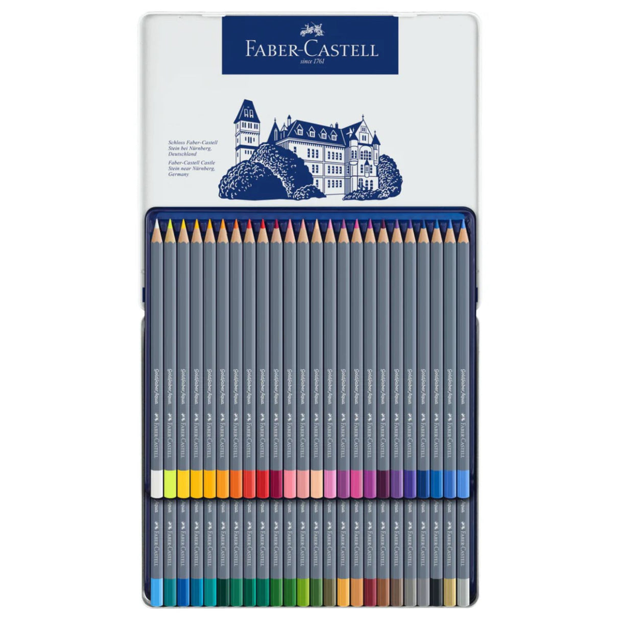 Faber Castell Goldfaber Aqua - Set 48 Lápices de Colores Acuarelables