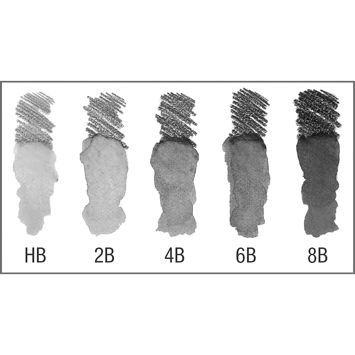 Faber Castell Graphite Aquarelle - Set 5 Lápices Grafito Acuarelables