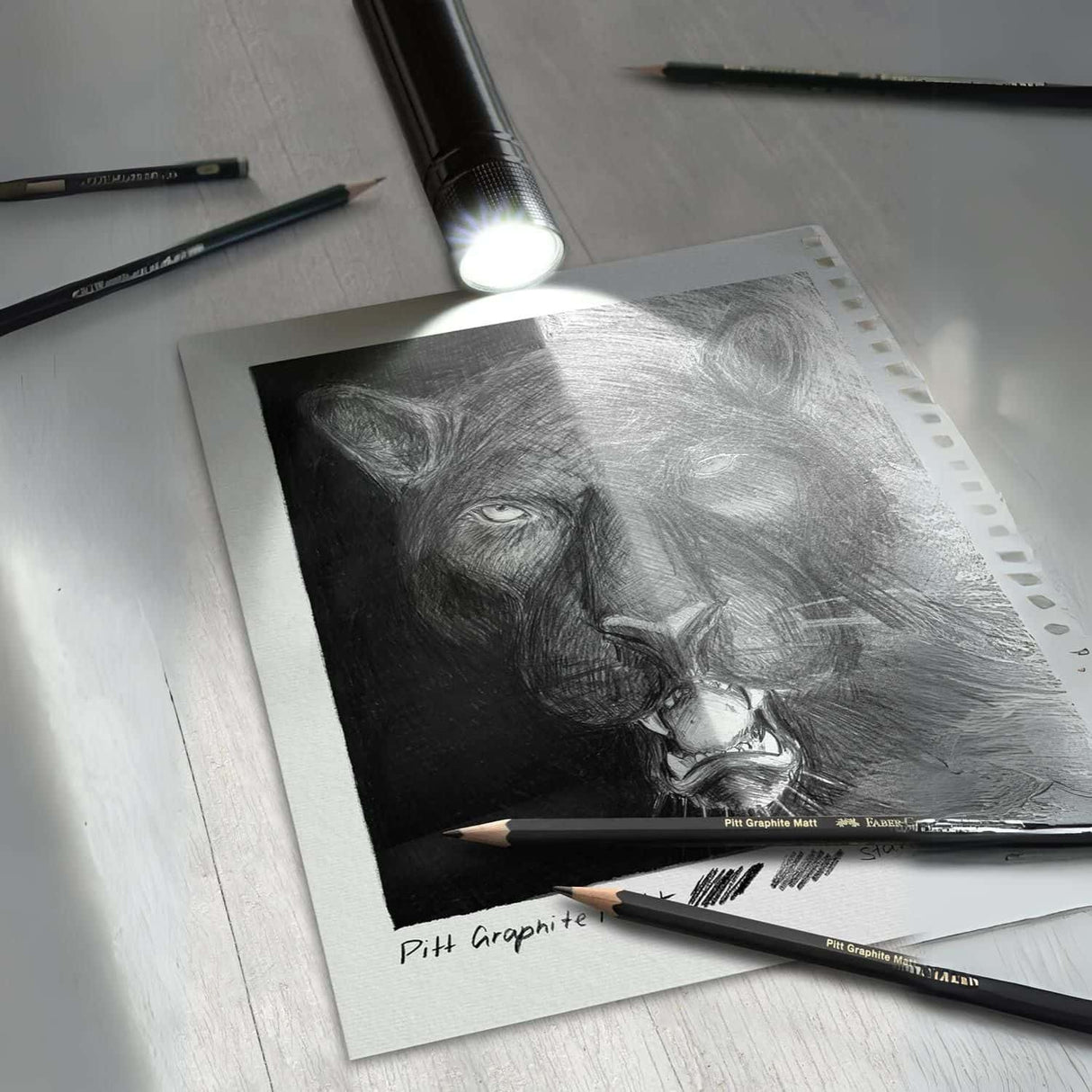 Faber Castell - Kit Grafito Castell 9000 y Pitt Graphite Matt 20 Piezas