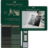 Faber Castell - Kit Grafito Castell 9000 y Pitt Graphite Matt 20 Piezas