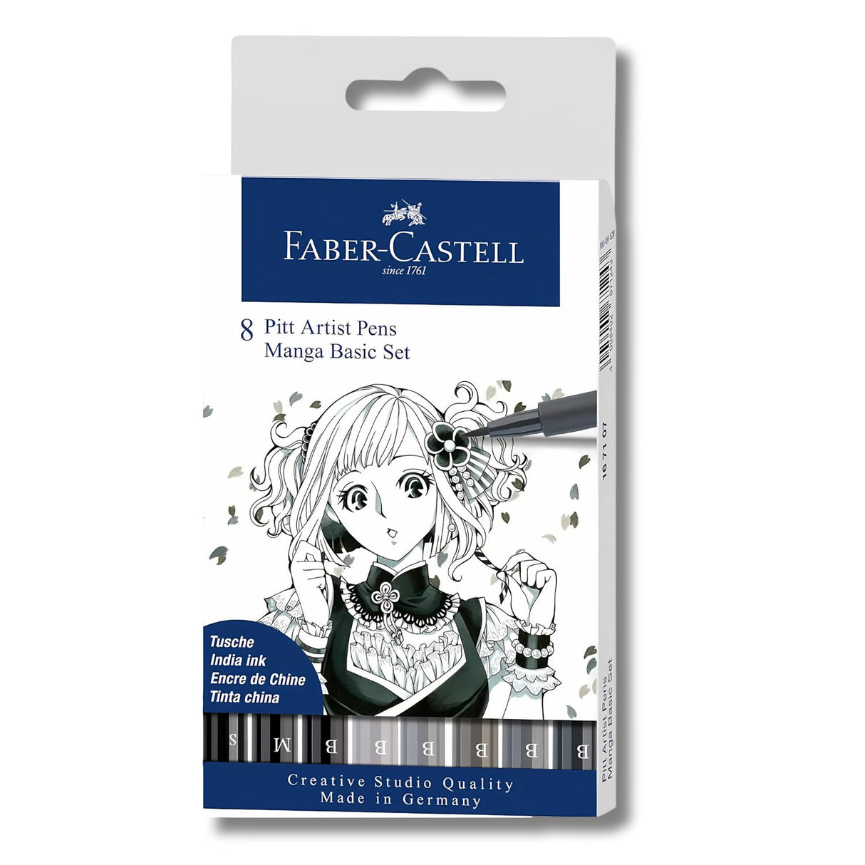 Faber-Castell Pitt - Set 8 Marcadores Manga Basic