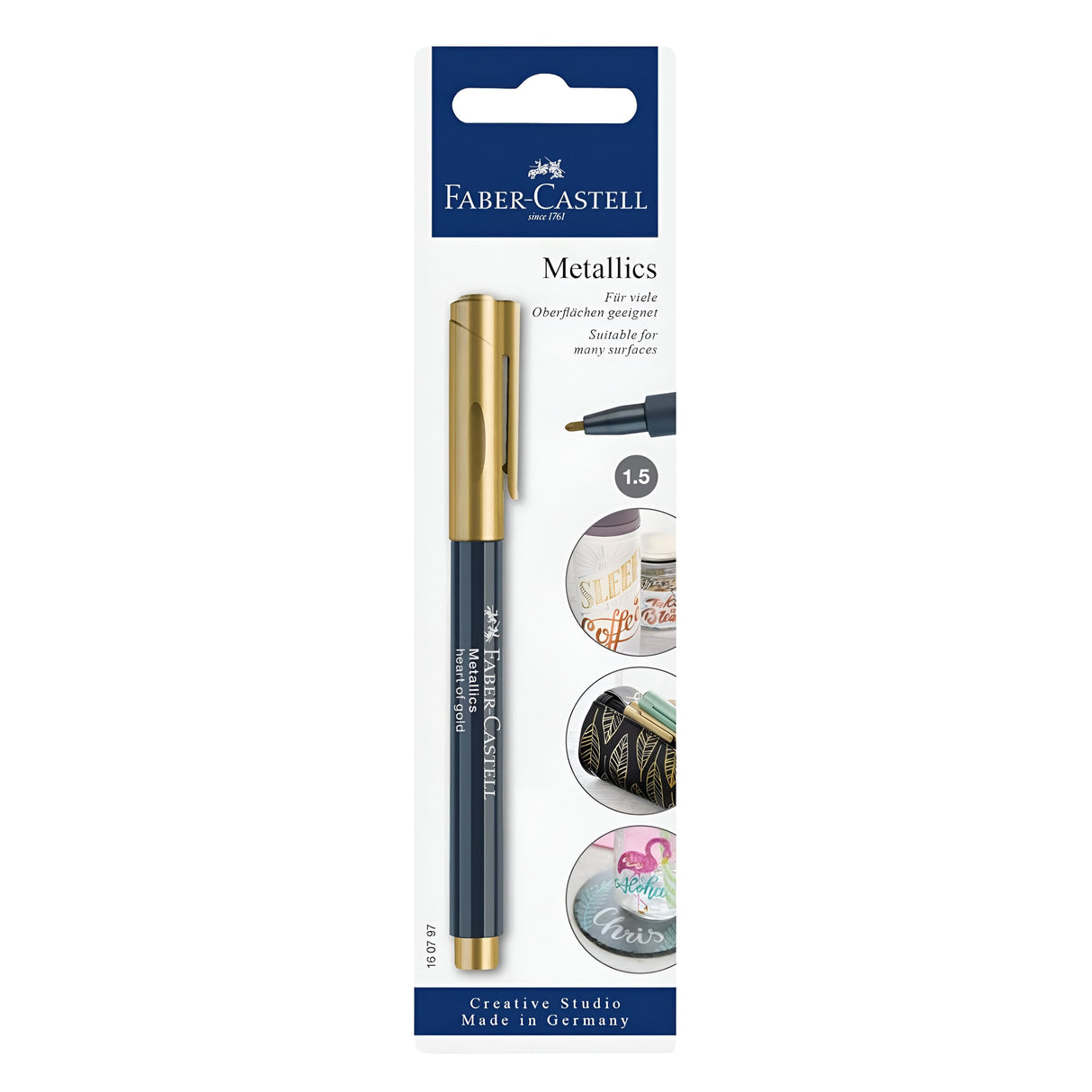 Faber-Castell Metallics - Marcador Oro