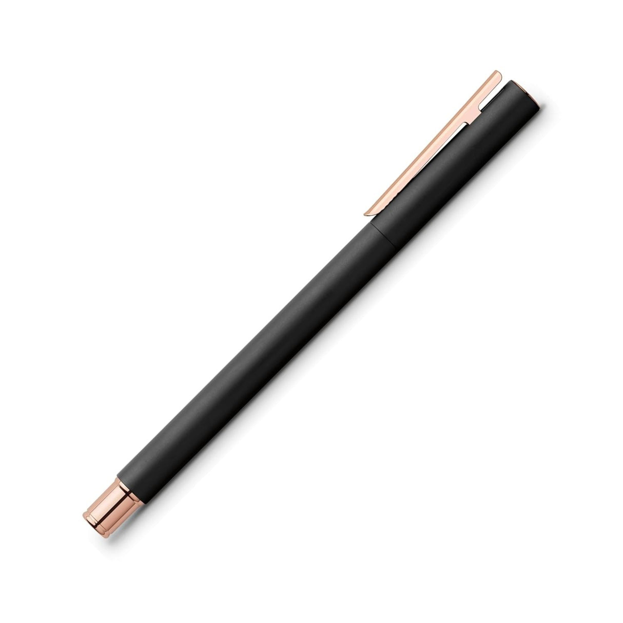 Faber Castell Neo Slim - Bolígrafo Punta M Matte Black Rose Gold