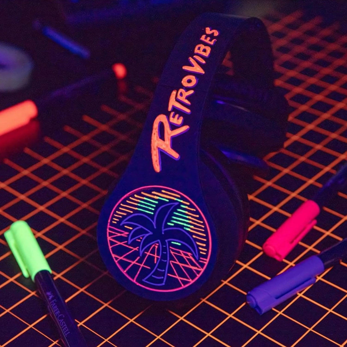 Faber Castell Neon Marker - Set 6 Marcadores Punta Media