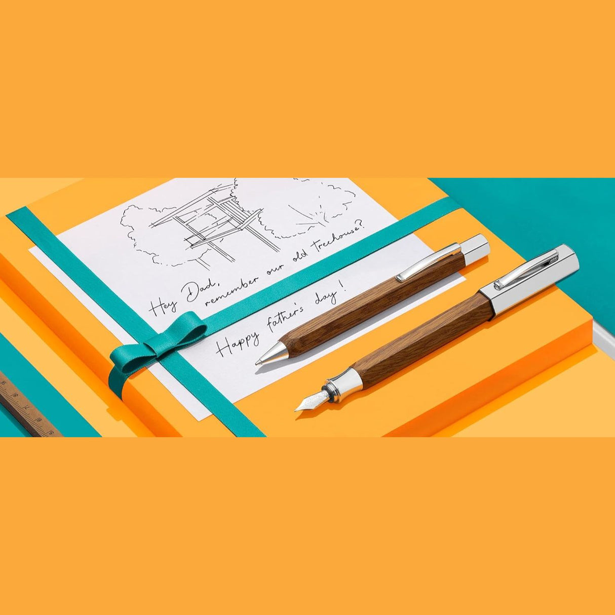 Faber Castell Ondoro - Pluma Madera M