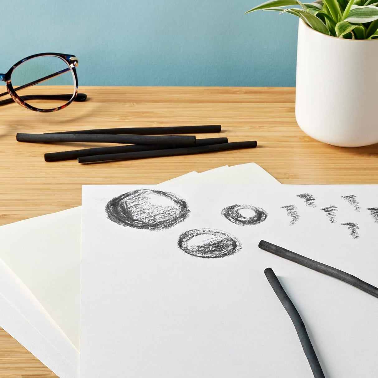 Faber Castell - Pack Barras de Carbón Natural