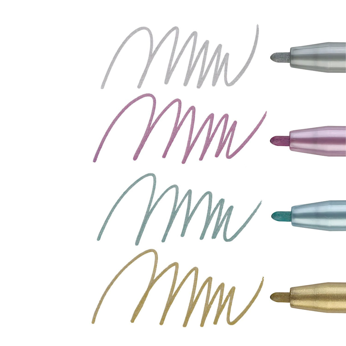 Faber Castell Pitt Artist Pen - Set 4 Marcadores Metallic