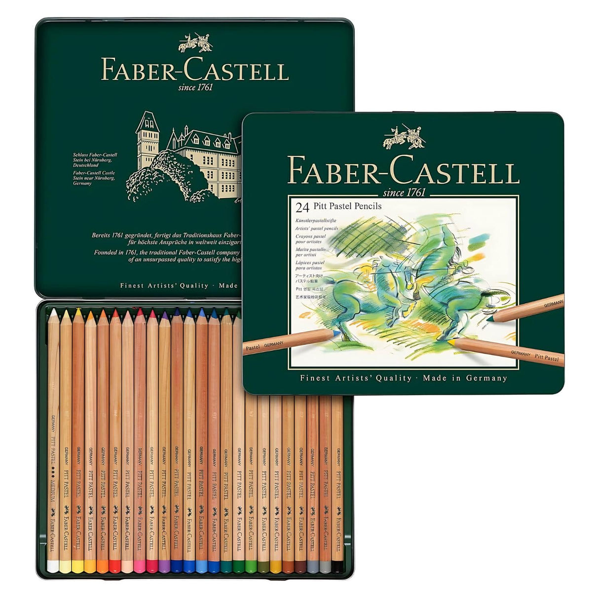 Faber-Castell Pitt - Set 24 Lápices Pastel