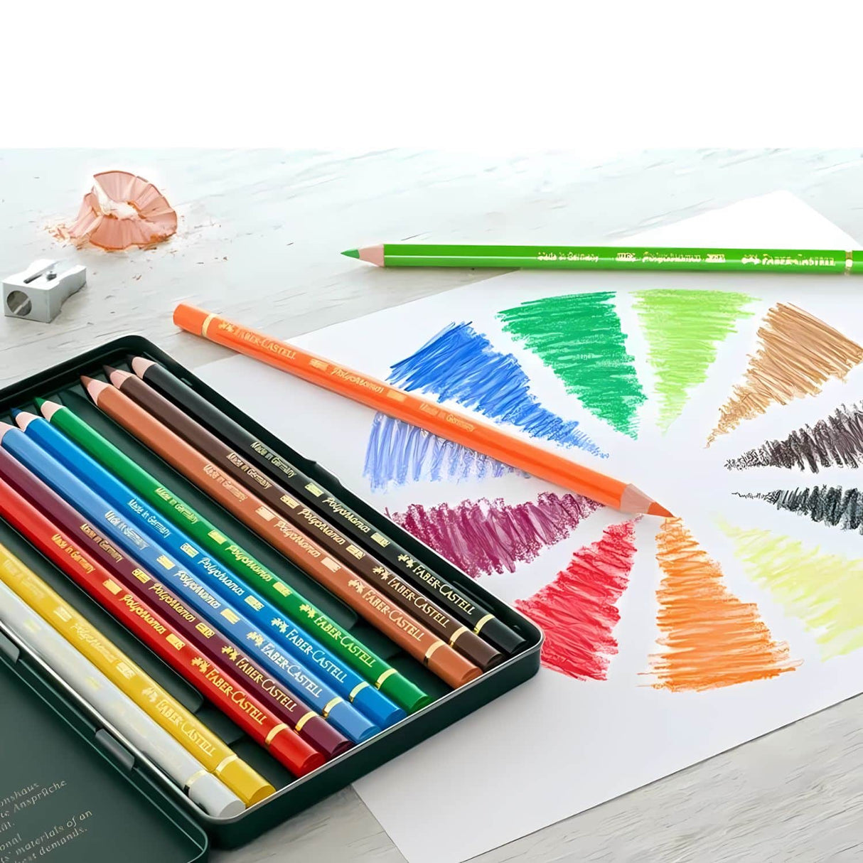 Faber Castell Polychromos - Set 12 Lápices