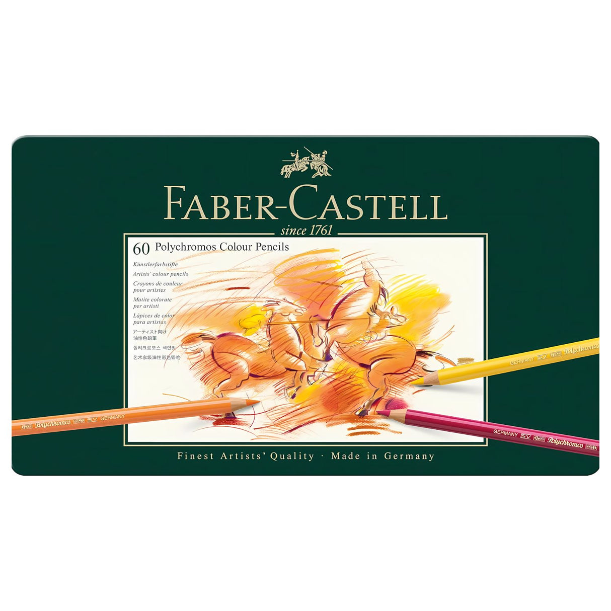 Faber Castell Polychromos - Set 60 Lápices de Colores