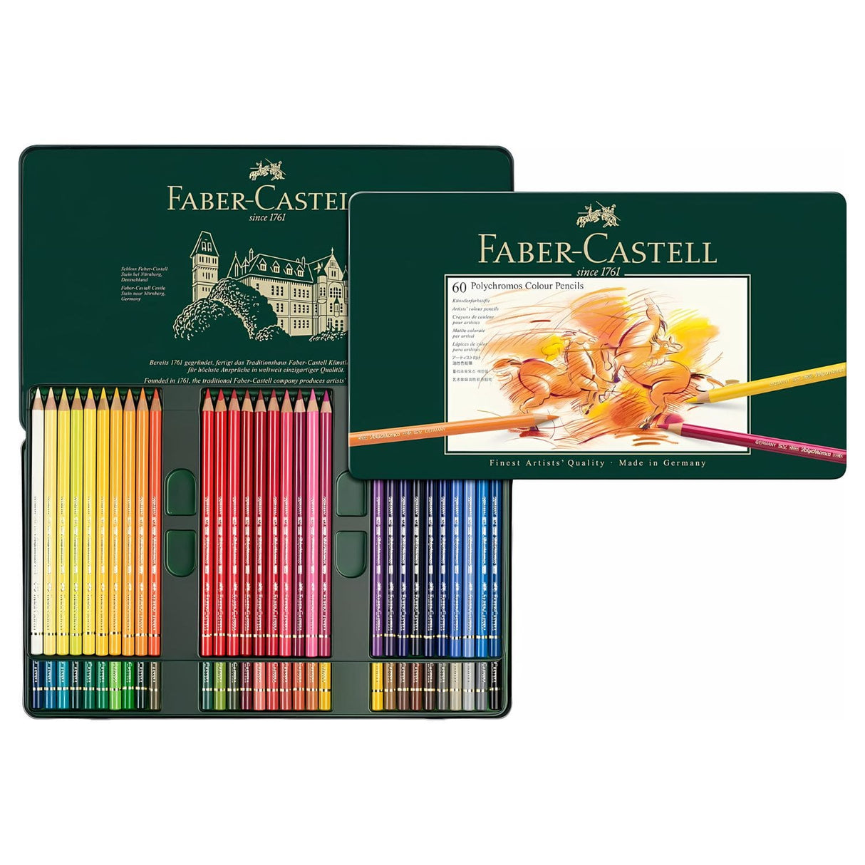 Faber Castell Polychromos - Set 60 Lápices de Colores