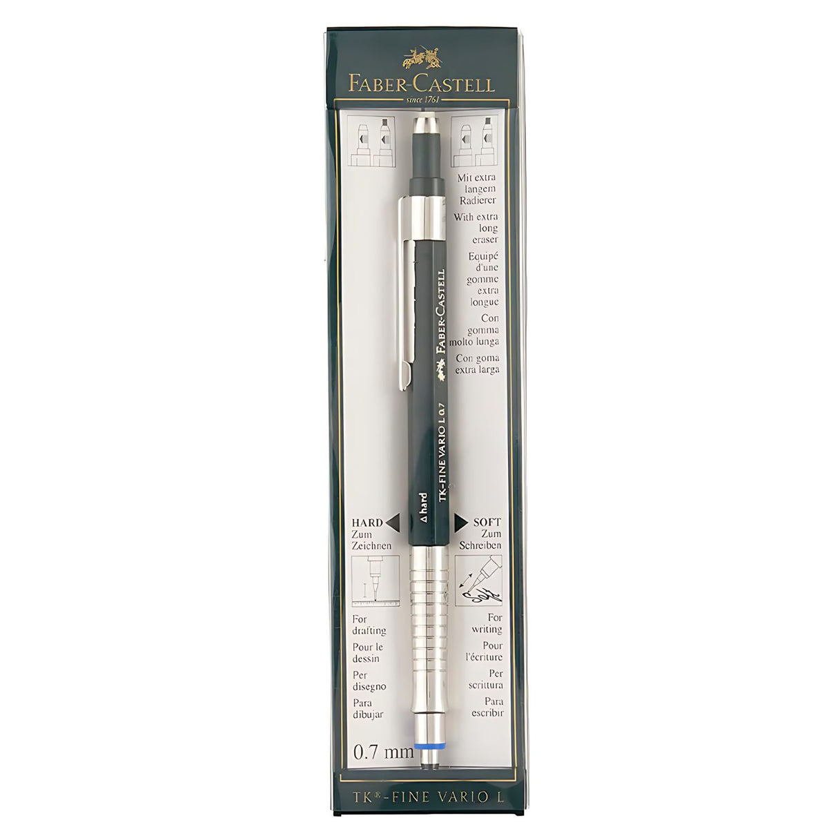 Faber Castell - Portaminas TK Fine Vario L 0,7 mm